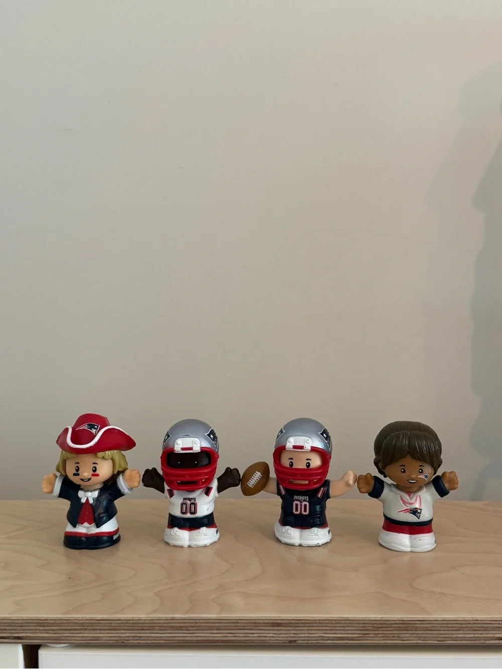 Little People New England Patriots Red & Silver Team Figurine Set